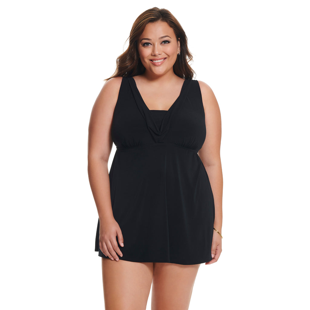 Flattering Plus Size Swimsuits & Coverups Designed for Women Over 40
